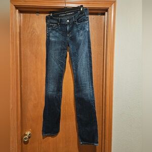 Citizens Of Humanity  Low Rise Straight Leg Jeans